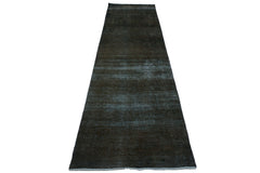 OVERDYED Vintage Persian Runner, 105 x 390 cm (New Arrival)
