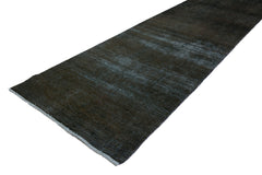 OVERDYED Vintage Persian Runner, 105 x 390 cm (New Arrival)