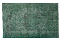 OVERDYED Vintage Persian Rug, 156 x 225 cm