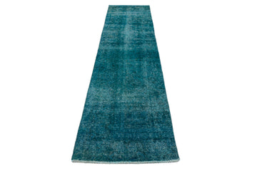 OVERDYED Vintage Persian Runner, 85 x 365 cm (New Arrival)