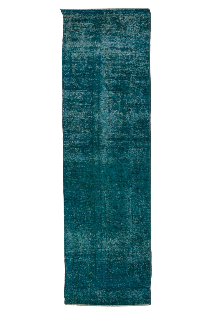 OVERDYED Vintage Persian Runner, 85 x 365 cm (New Arrival)