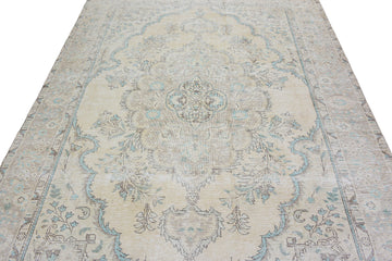 Stone-washed Vintage Persian Rug, 190 x 265 cm