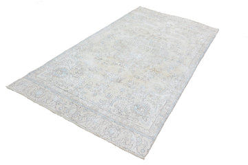 Stone-washed Vintage Persian Rug, 140 x 275 cm