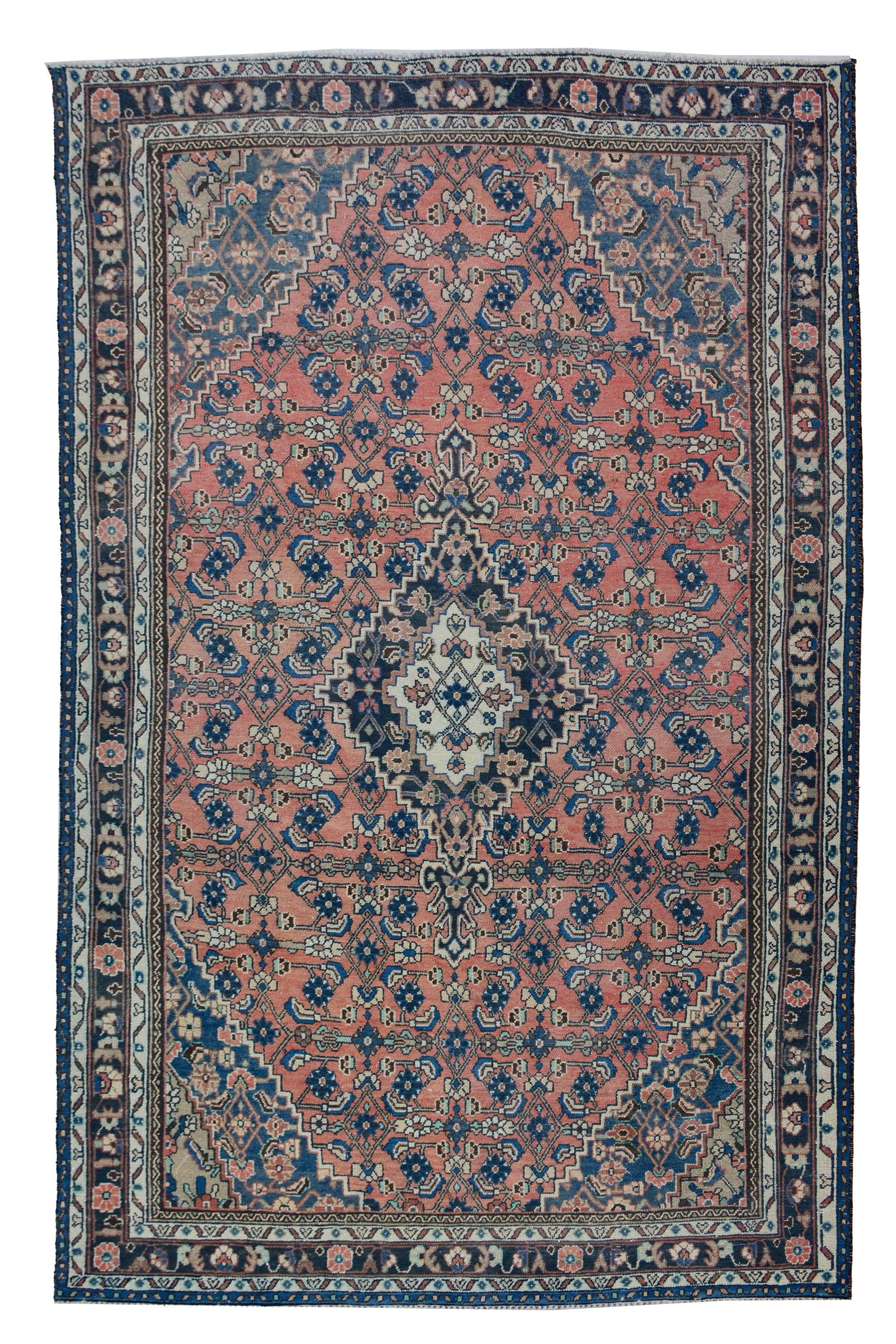 Shiraz Vintage Persian Rug, 210 x 319 cm