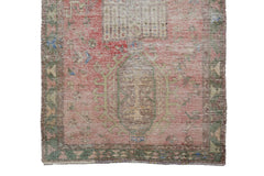 DISTRESSED Vintage Persian Runner, 94 x 362 cm (New Arrival)