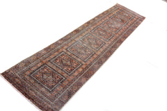 Shiraz Vintage Persian Runner, 75 x 276 cm (New Arrival)