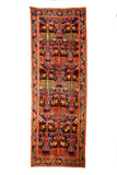 Shiraz Vintage Persian Rug, 130 x 338 cm