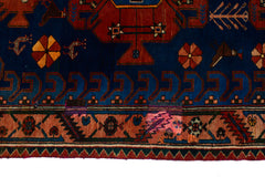 Shiraz Vintage Persian Rug, 140 x 380 cm