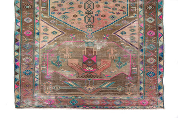 Shiraz Vintage Persian Rug, 139 x 334 cm