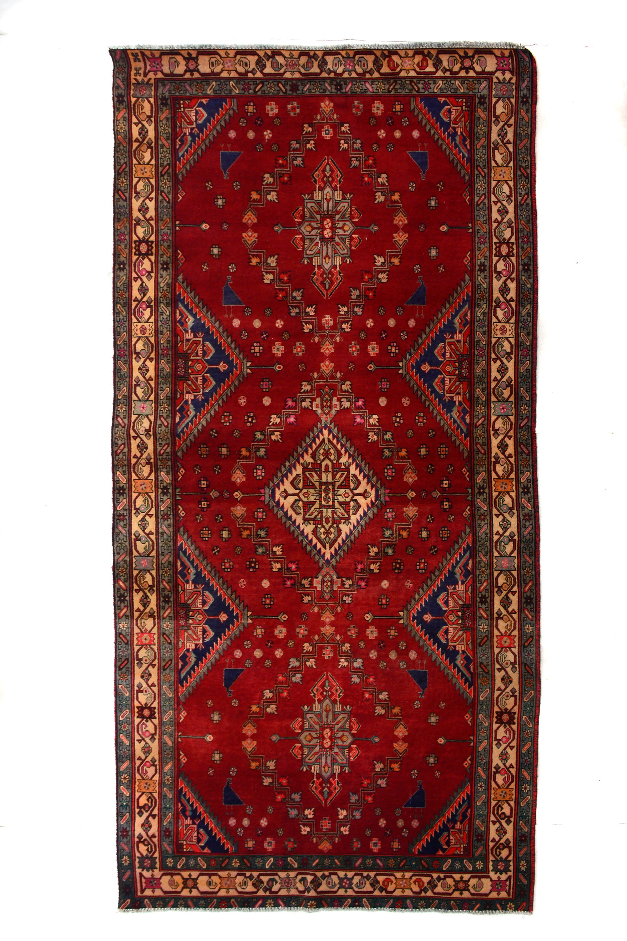 Shiraz Vintage Persian Rug, 150 x 315 cm