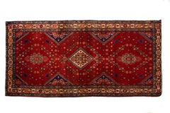 Shiraz Vintage Persian Rug, 150 x 315 cm
