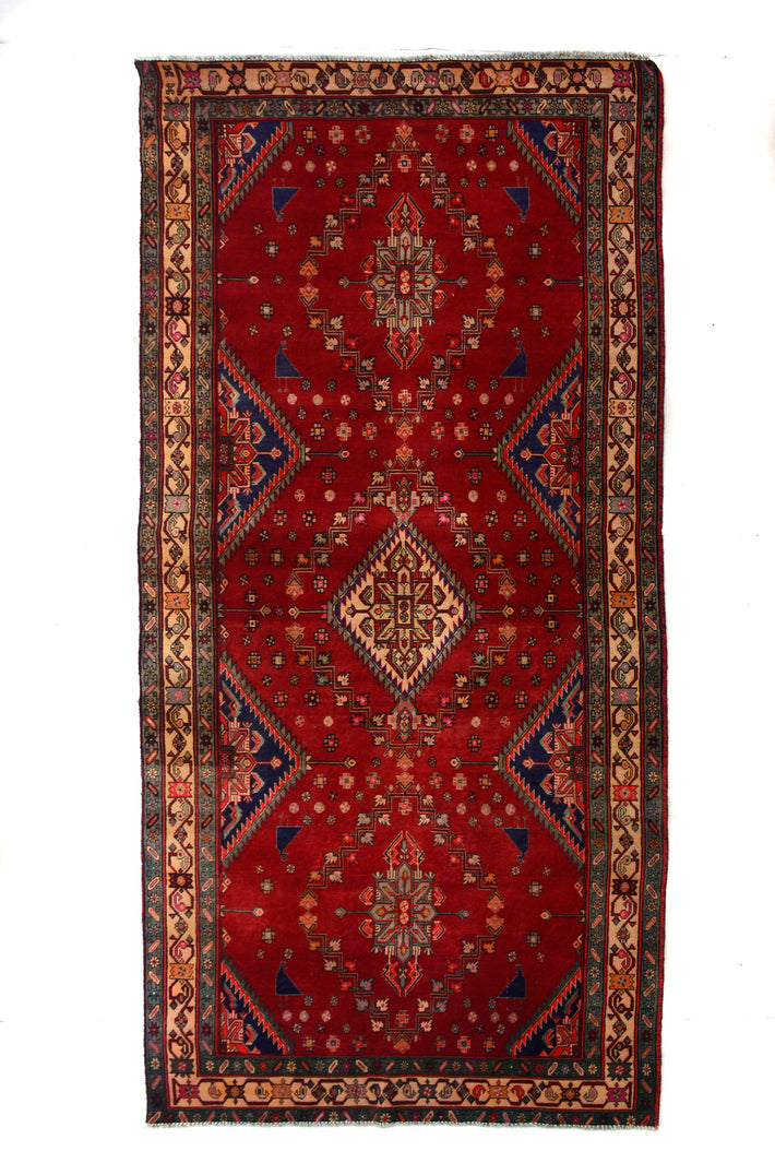 Shiraz Vintage Persian Rug, 150 x 315 cm