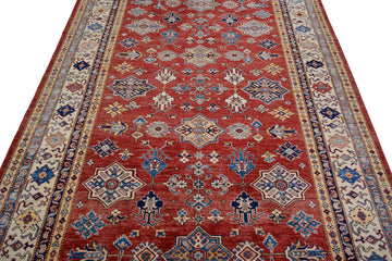 Afghan Super Kazak Rug, 186 x 274 cm (New Arrival)
