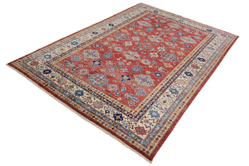 Afghan Super Kazak Rug, 186 x 274 cm (New Arrival)