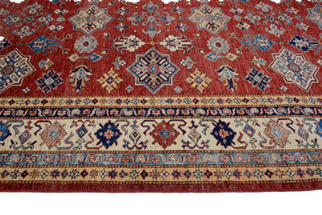 Afghan Super Kazak Rug, 186 x 274 cm (New Arrival)