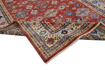 Afghan Super Kazak Rug, 186 x 274 cm (New Arrival)