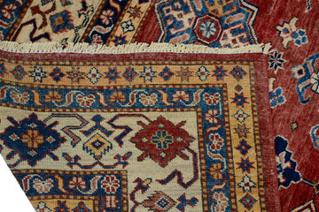 Afghan Super Kazak Rug, 186 x 274 cm (New Arrival)