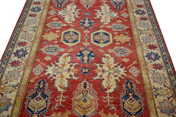 Afghan Super Kazak Rug, 172 x 231 cm (New Arrival)