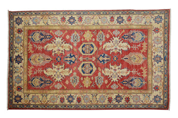 Afghan Super Kazak Rug, 172 x 231 cm (New Arrival)