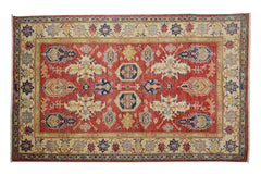 Afghan Super Kazak Rug, 172 x 231 cm (New Arrival)