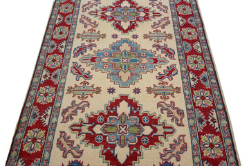 Afghan Kazak Rug, 122 x 192 cm (New Arrival)