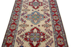 Afghan Kazak Rug, 122 x 192 cm (New Arrival)