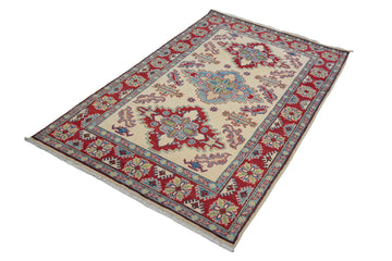 Afghan Kazak Rug, 122 x 192 cm (New Arrival)