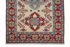 Afghan Kazak Rug, 122 x 192 cm (New Arrival)