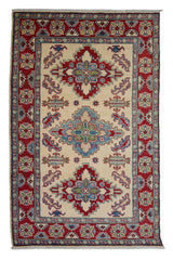Afghan Kazak Rug, 122 x 192 cm (New Arrival)