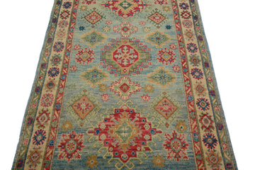 Afghan Kazak Rug, 112 x 177 cm (New Arrival)