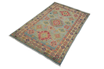 Afghan Kazak Rug, 112 x 177 cm (New Arrival)