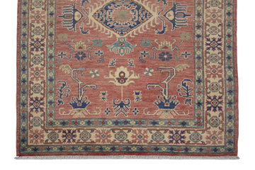 Afghan Kazak Rug, 122 x 170 cm (New Arrival)