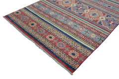 Afghan Kazak Rug, 122 x 173 cm (New Arrival)