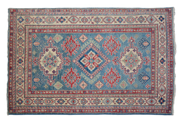 Afghan Kazak Rug, 121 x 172 cm (New Arrival)