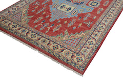Afghan Kazak Rug, 121 x 185 cm (New Arrival)
