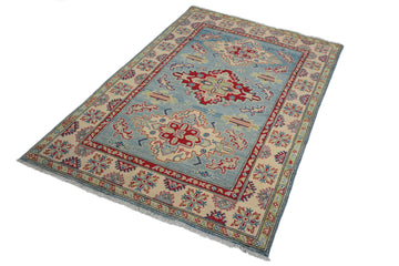 Afghan Kazak Rug, 130 x 194 cm (New Arrival)