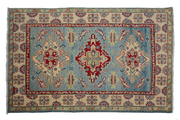 Afghan Kazak Rug, 130 x 194 cm (New Arrival)