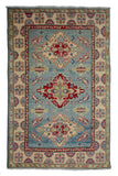 Afghan Kazak Rug, 130 x 194 cm (New Arrival)