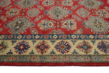 Afghan Kazak Rug, 198 x 288 cm (New Arrival)