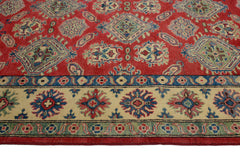 Afghan Kazak Rug, 198 x 288 cm (New Arrival)