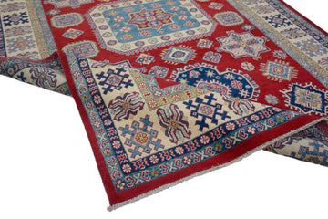 Afghan Kazak Rug, 190 x 293 cm (New Arrival)