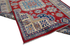 Afghan Kazak Rug, 190 x 293 cm (New Arrival)