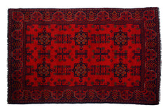 Afghan Khal Mohammadi Rug, 124 x 190 cm (New Arrival)