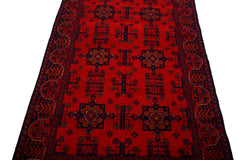 Afghan Khal Mohammadi Rug, 124 x 190 cm (New Arrival)