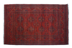 Afghan Khal Mohammadi Rug, 129 x 185 cm (New Arrival)
