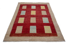 Persian Gabbeh Rug, 173 x 240 cm (New Arrival)