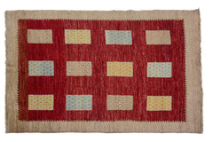 Persian Gabbeh Rug, 173 x 240 cm (New Arrival)