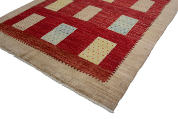 Persian Gabbeh Rug, 173 x 240 cm (New Arrival)