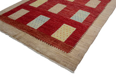 Persian Gabbeh Rug, 173 x 240 cm (New Arrival)