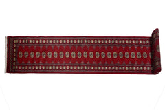 Bukhara Persian Runner, 78 x 496 cm (New Arrival)